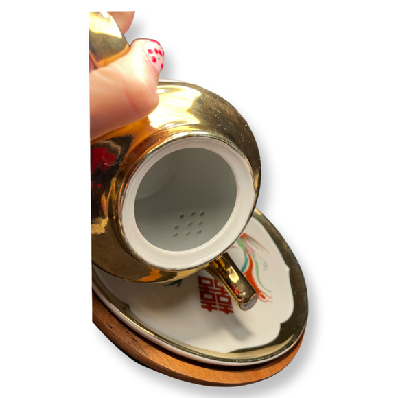 VINTAGE / Antique Chinese Wedding Tea Pot Set - Picture 4 of 12